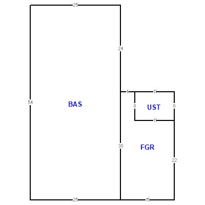 Building layout (traversing data) of this property