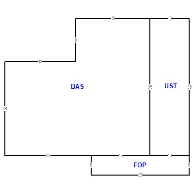 Building layout (traversing data) of this property