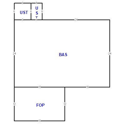 Building layout (traversing data) of this property