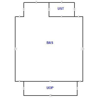 Building layout (traversing data) of this property